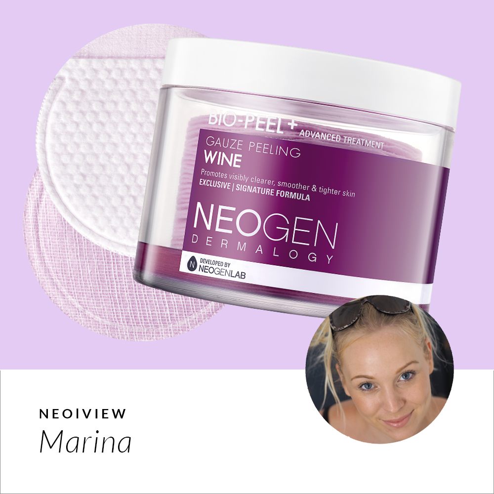 NEO I VIEW<br>Bio-peel Gauze Peeling Wine<br>Review by Marina - NEOGEN GLOBAL