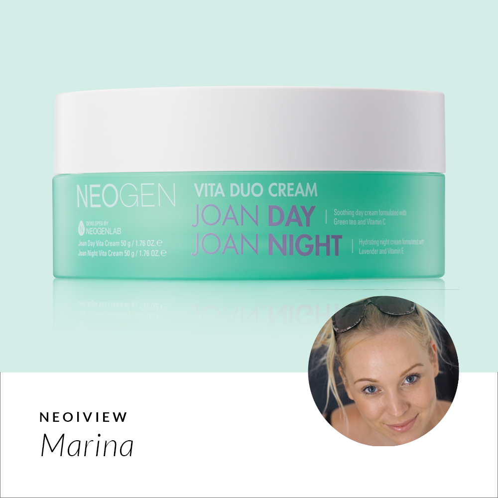 NEO I VIEW<br>Vita Duo Cream Joan Day Joan Night Review by Marina - NEOGEN GLOBAL