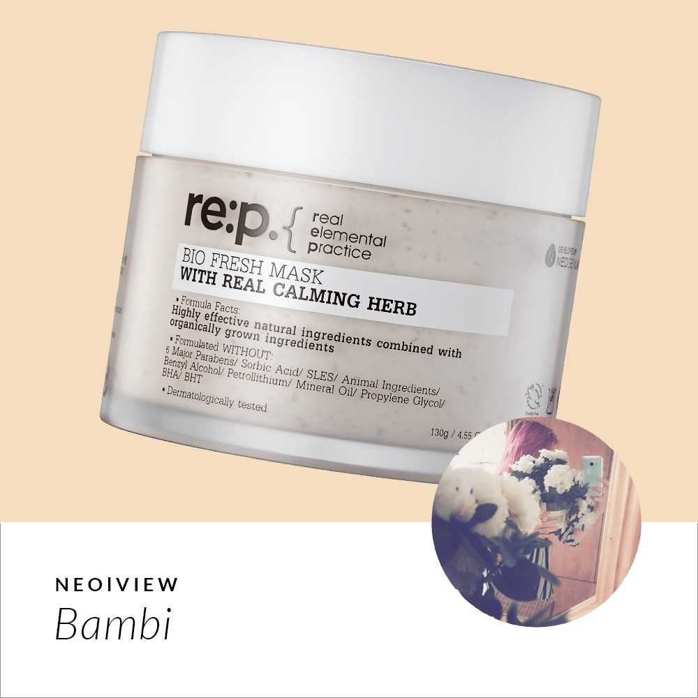 NEO I VIEW<br> RE:P Bio Fresh Mask With Real Calming Herbs Review By Bambi - NEOGEN GLOBAL