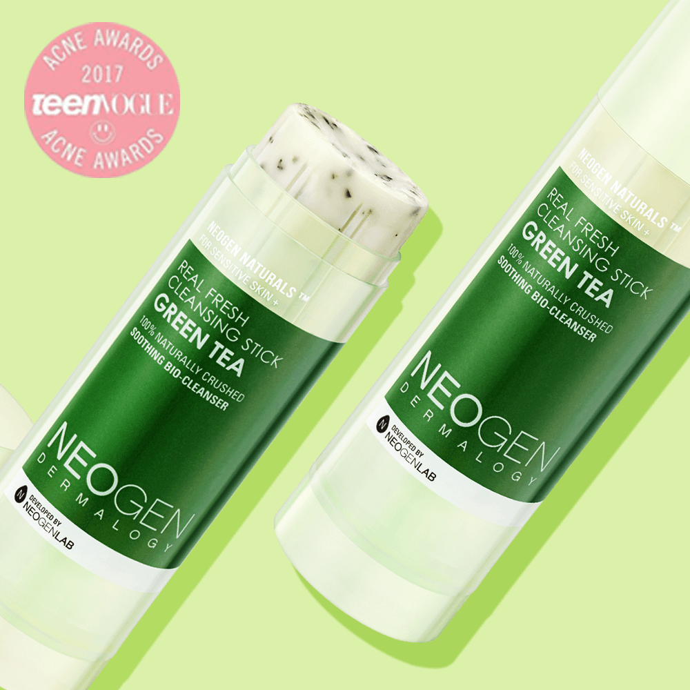 NEO | EXPOSURE<BR> 2017 Teen Vogue Acne Award Winning<br> Neogen Green Tea Cleansing Stick! - NEOGEN GLOBAL