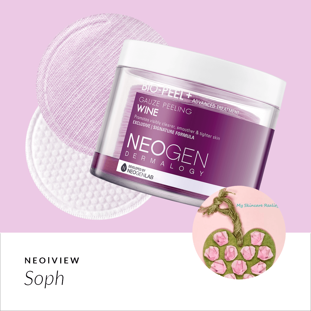 NEO I VIEW<br> Bio-Peel Gauze Peeling Wine<br> Review by Soph - NEOGEN GLOBAL
