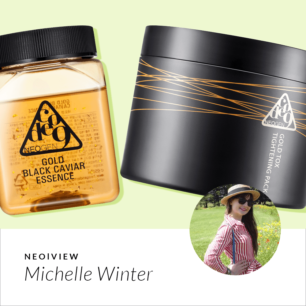 NEO | VIEW<BR> Gold Black Caviar Tox Tightening Pack<BR> REVIEW BY Michelle Winter - NEOGEN GLOBAL