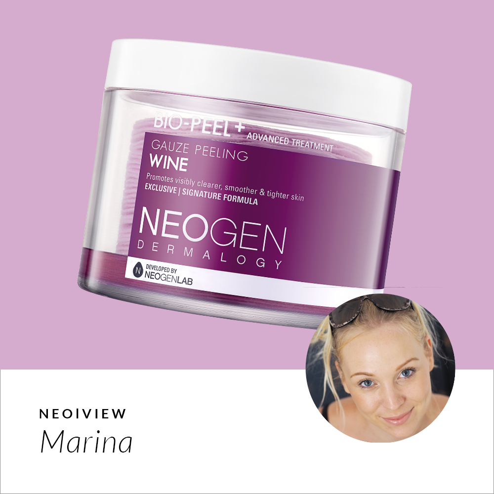 NEO I VIEW<br>Bio-Peel Gauze Peeling Wine<br>Review by Marina - NEOGEN GLOBAL