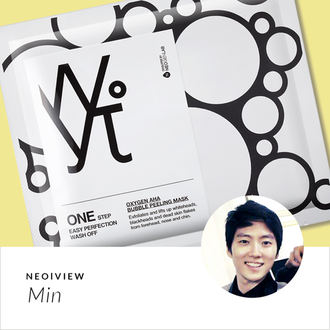 NEO | VIEW<br>WYT Oxygen AHA Bubble Peeling Mask<br>by Min - NEOGEN GLOBAL