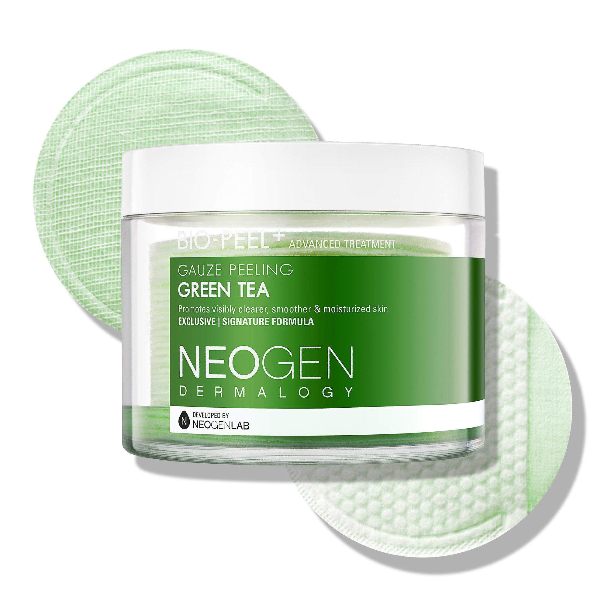 NEOGEN DERMALOGY Bio-Peel Gauze Peeling Green Tea 6.76 oz / 200ml (30 Pads)