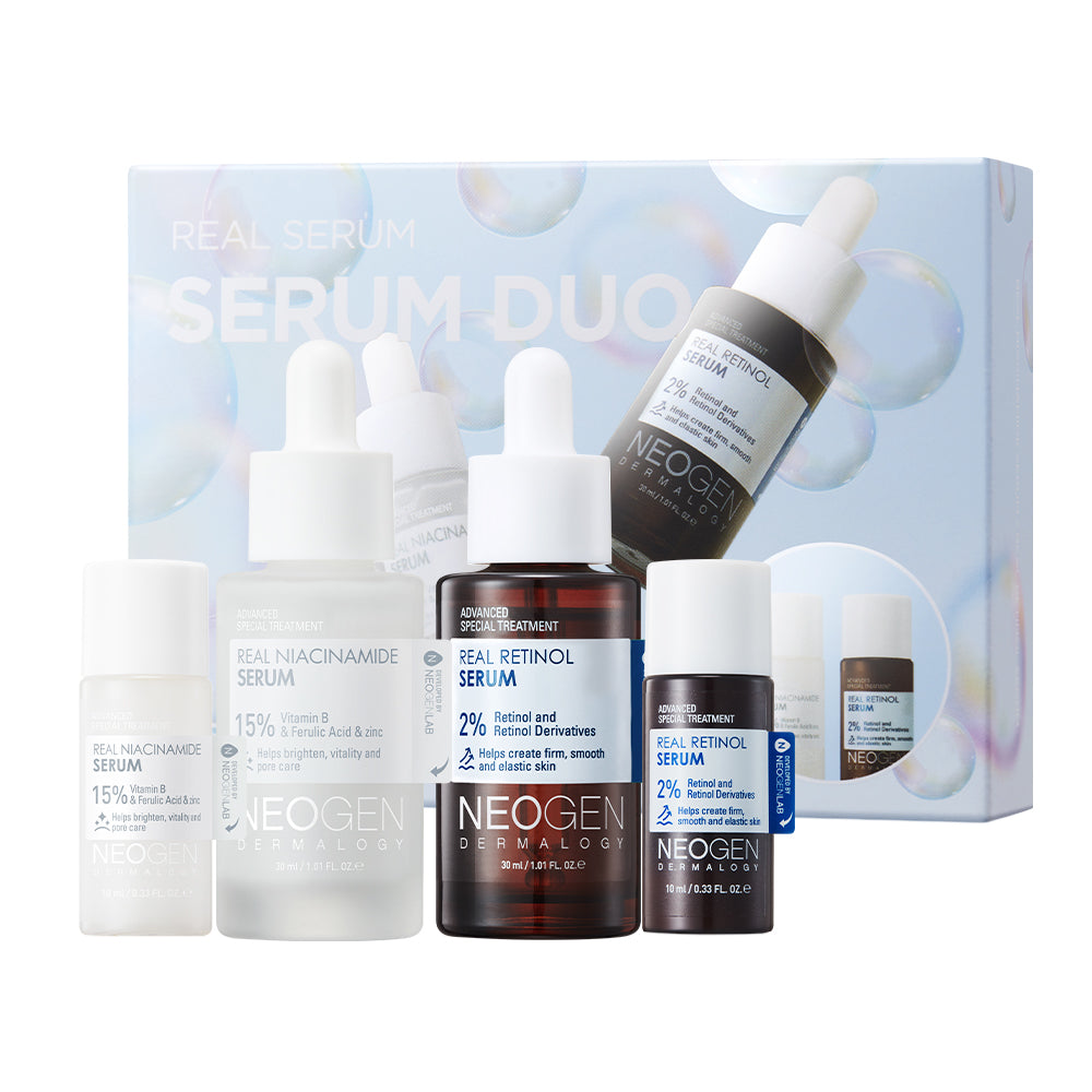 NEOGEN DERMALOGY REAL NIACINAMIDE & RETINOL SERUM SET