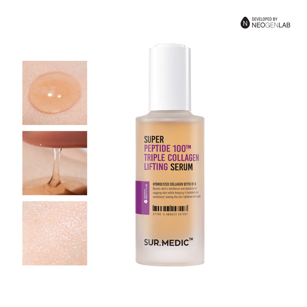 SUR.MEDIC+ Super Peptide 100 Triple Collagen Lifting Serum 1.69 oz / 50ml