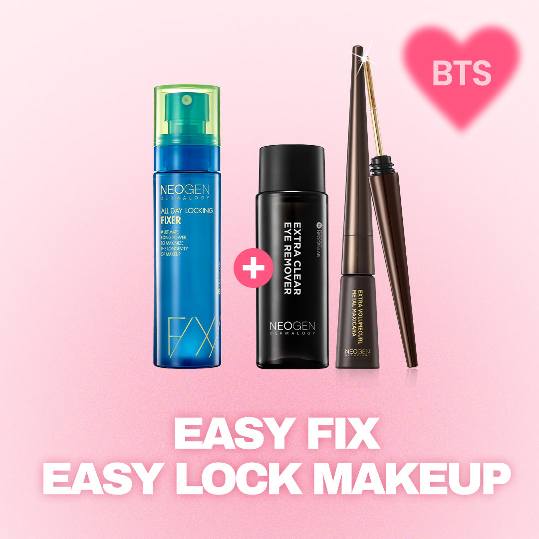 Easy fix, easy lock makeup set