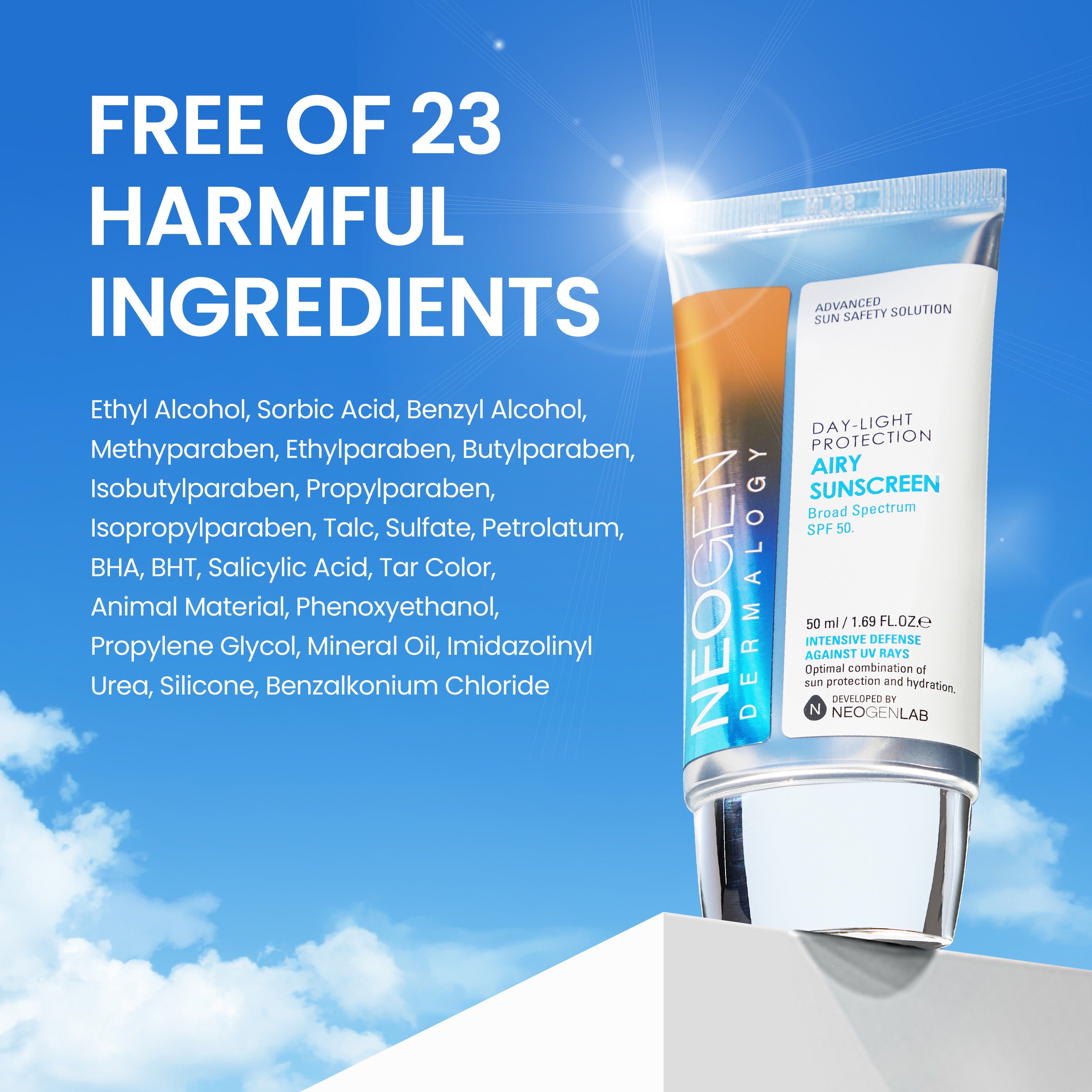 Day-Light Protection Airy Sunscreen Broad Spectrum SPF 50