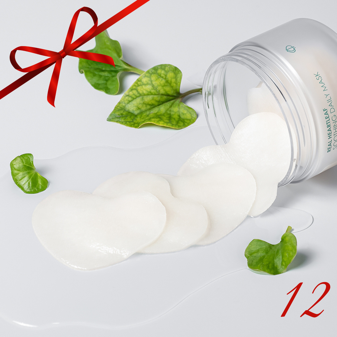 REAL HEARTLEAF SOOTHING DAILY MASK (40 PADS) 20% OFF