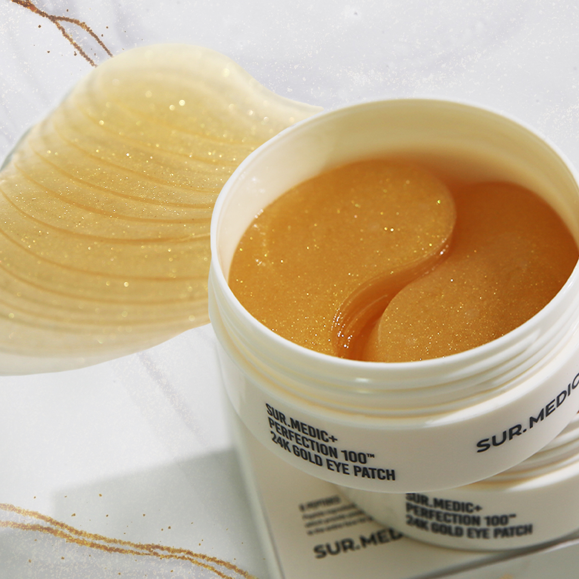 SUR.MEDIC+ PERFECTION 100TM 24K GOLD EYE PATCH (75g,60EA)