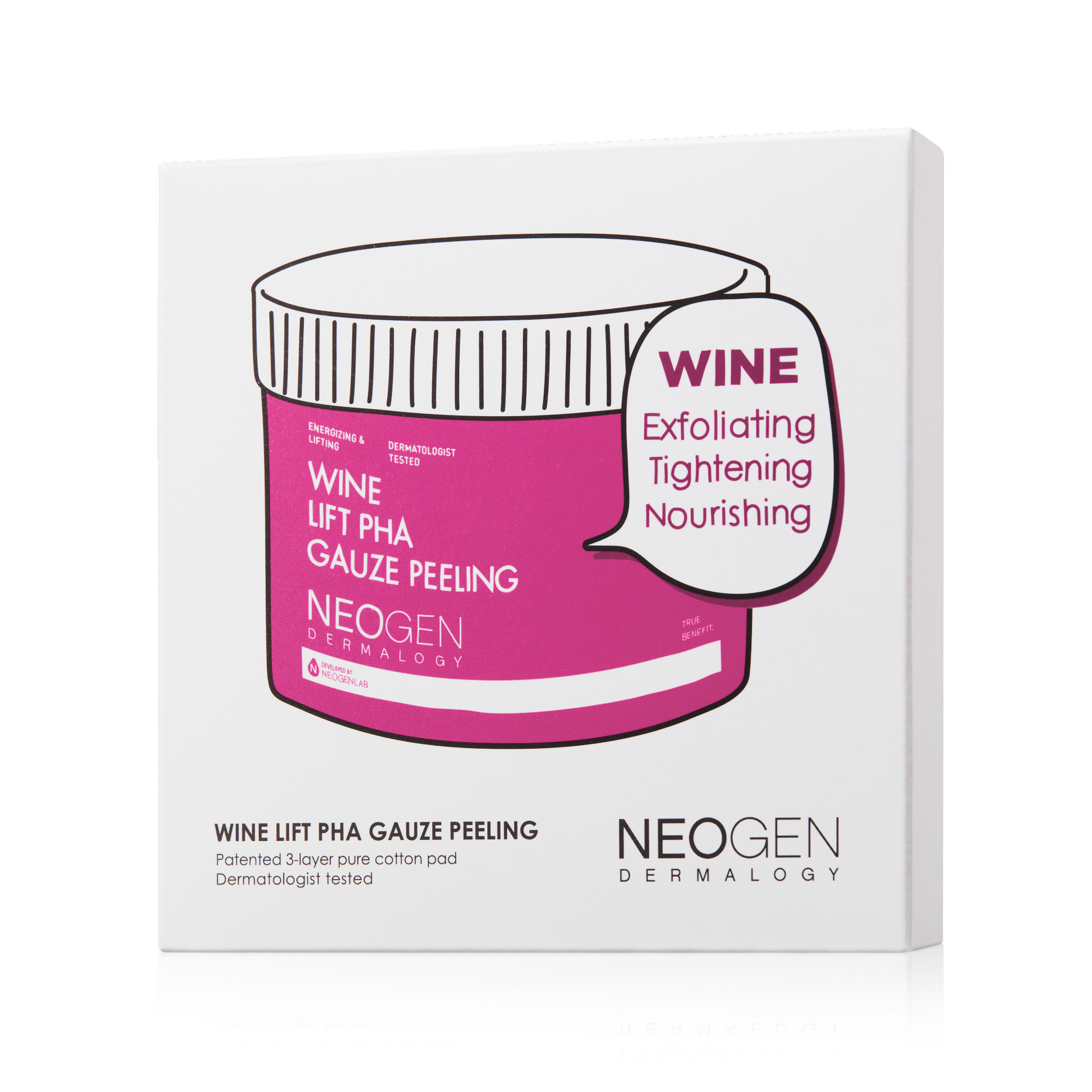 NEOGEN DERMALOGY Wine Lift PHA Gauze Peeling (10 Pads)