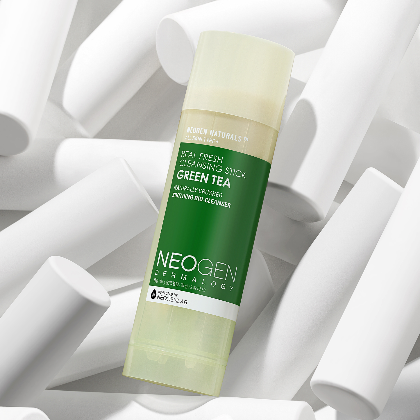 NEOGEN DERMALOGY Real Fresh Cleansing Stick Green Tea 2.82 oz / 80g - NEOGEN GLOBAL