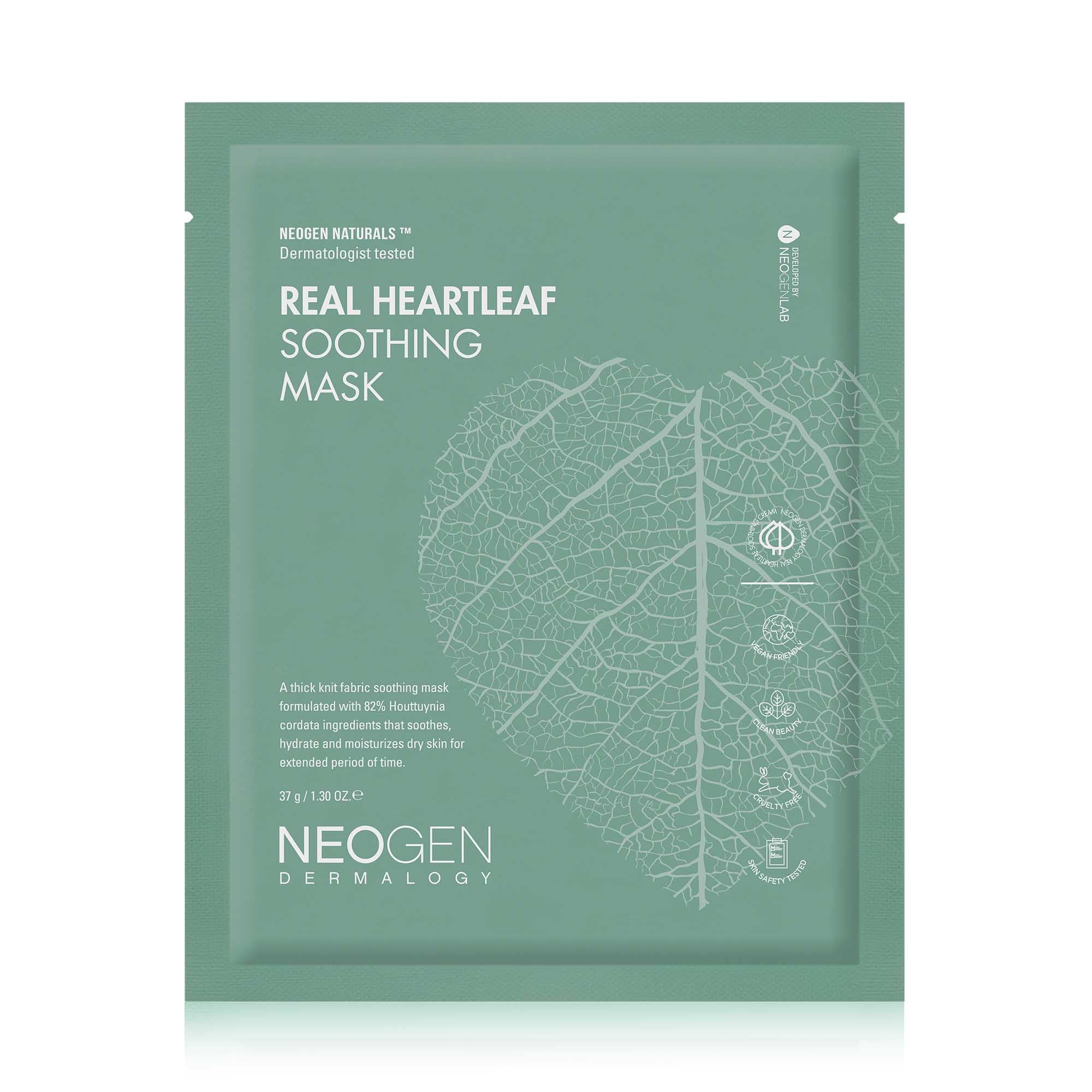 Real Heartleaf Soothing Mask (5 sheets)