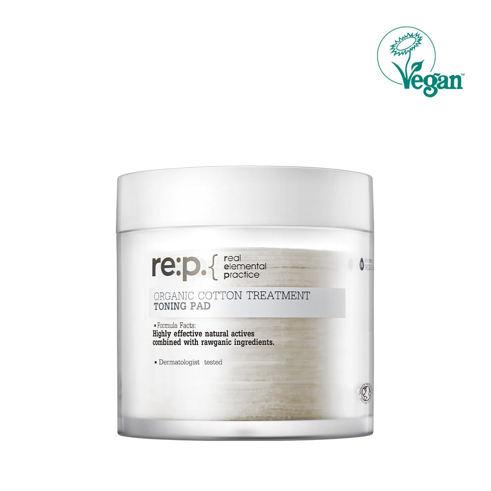 RE:P. Organic Cotton Treatment Toning Pad (90 Pads) 20% OFF