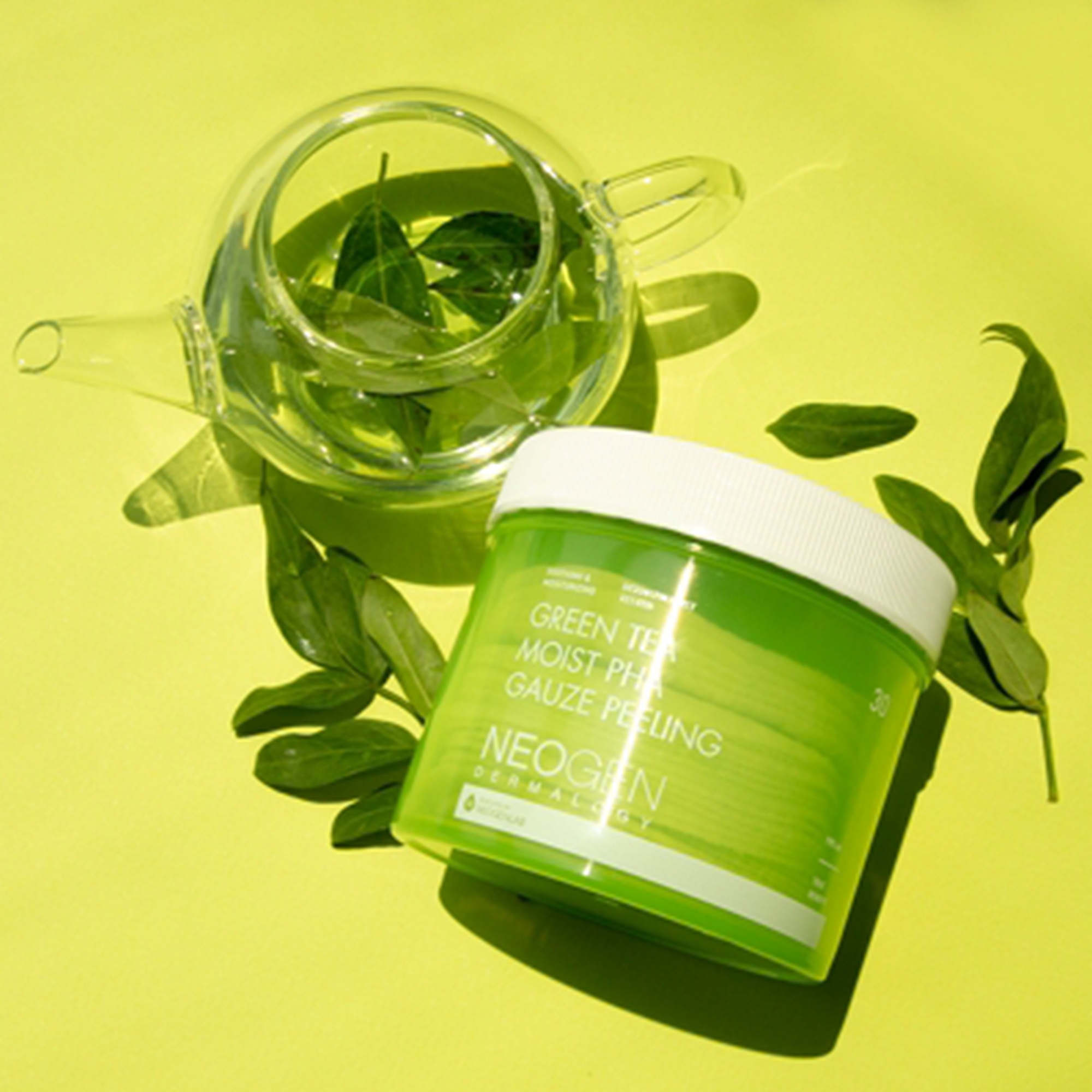 (SPRING SALE) Green Tea Moist Pha Gauze Peeling 190ml (30 Pads)_VEGAN 60% OFF