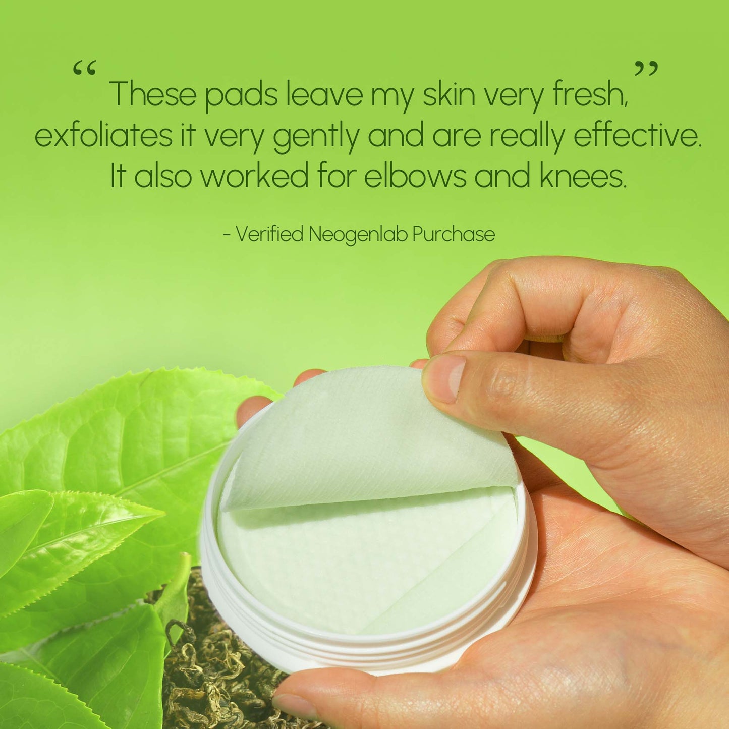 Green Tea Moist Pha Gauze Peeling (10 Pads)