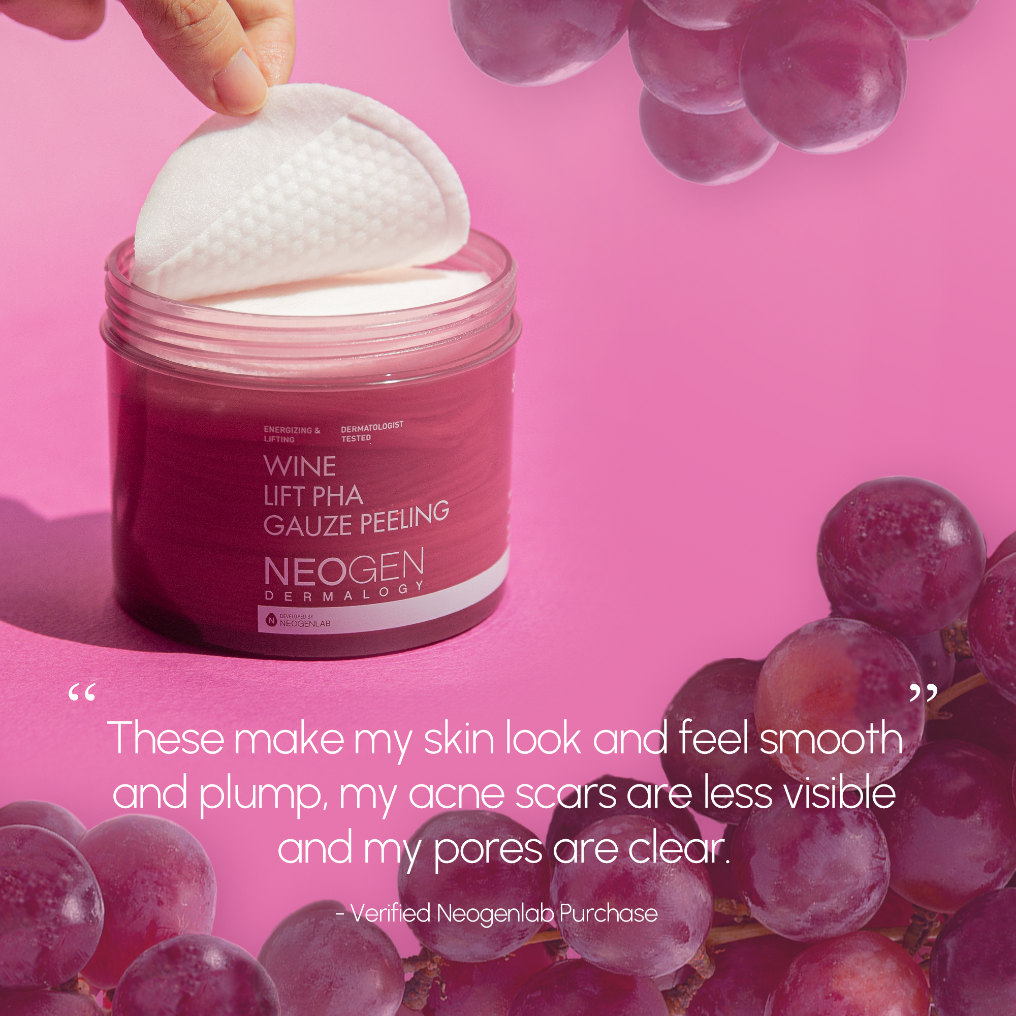 NEOGEN DERMALOGY Wine Lift PHA Gauze Peeling (10 Pads)