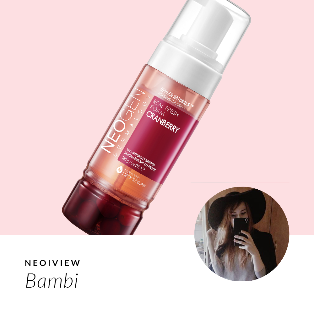 NEO I VIEW <br> Natural Cleanser With Cranberries? Cranberry Foam Cleanser Review - NEOGEN GLOBAL