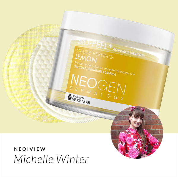 NEO I VIEW<br>Bio-peel Gauze Peeling Lemon Review by Michelle Winter - NEOGEN GLOBAL