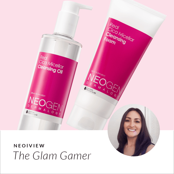 NEO I VIEW<br>Real Cica Micellar Cleansing Foam & Oil Review by The Glam Gamer - NEOGEN GLOBAL