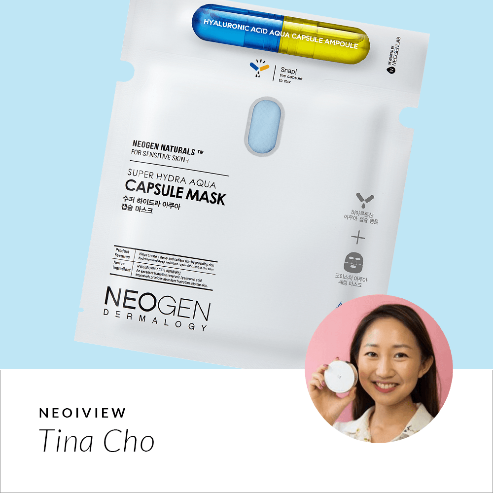 NEO I VIEW <br>Super Hydra Aqua Capsule Mask<br> Review By Tina Cho - NEOGEN GLOBAL