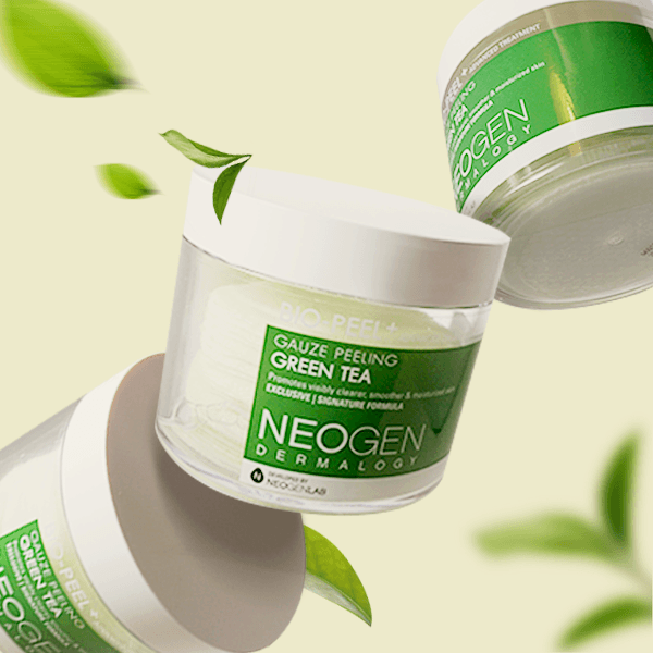 NEO | PICK<br>Smoother, Healthier Skin<br>Green Tea Bio-Peel - NEOGEN GLOBAL