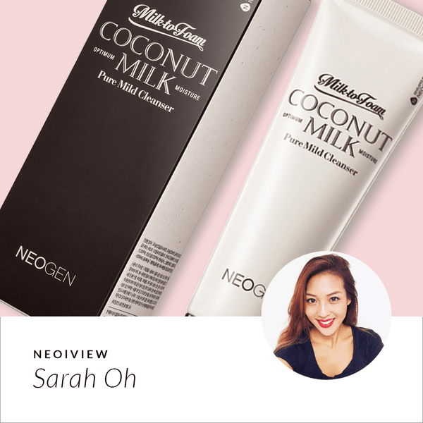 NEO | VIEW<br>Sarah Oh from ohmyglossblog<br>Coconut Lover’s Favorite Cleanser!🌴 - NEOGEN GLOBAL
