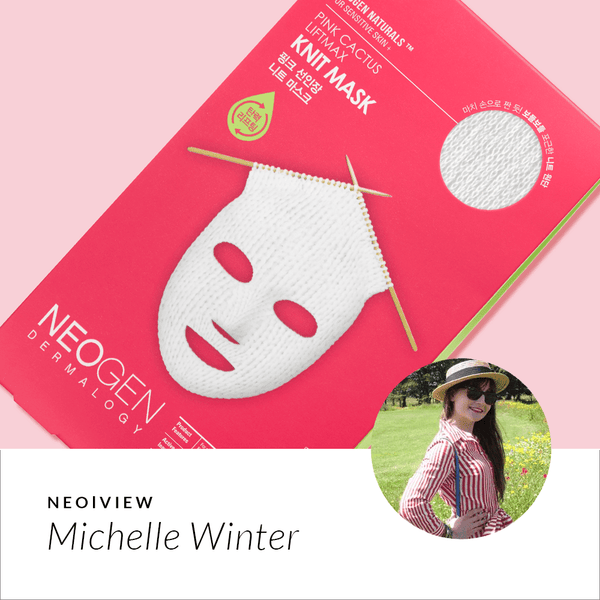 NEO | VIEW<BR> Pink Cactus Knit Mask<BR> REVIEW BY Michelle Winter - NEOGEN GLOBAL