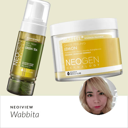 NEO I VIEW<br> Real Fresh Foam Green Tea + Lemon Bio Peel Review By Wabbita - NEOGEN GLOBAL