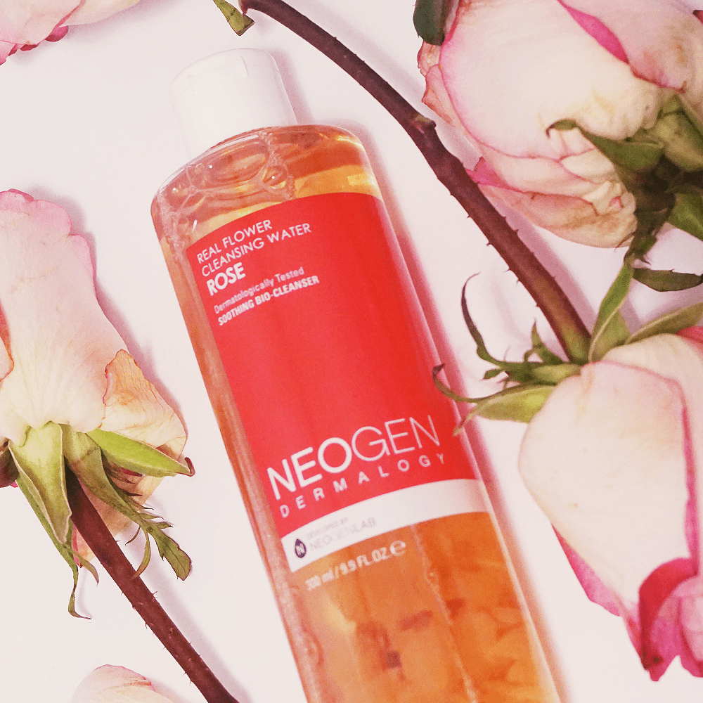 NEO | TRENDING<br>Real Flower Cleansing Water<br>Skincare with Real Flowers - NEOGEN GLOBAL