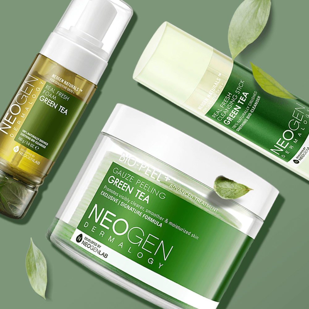 NEO | PICK<br>Green Tea Skincare<br>With Neogen Dermalogy - NEOGEN GLOBAL