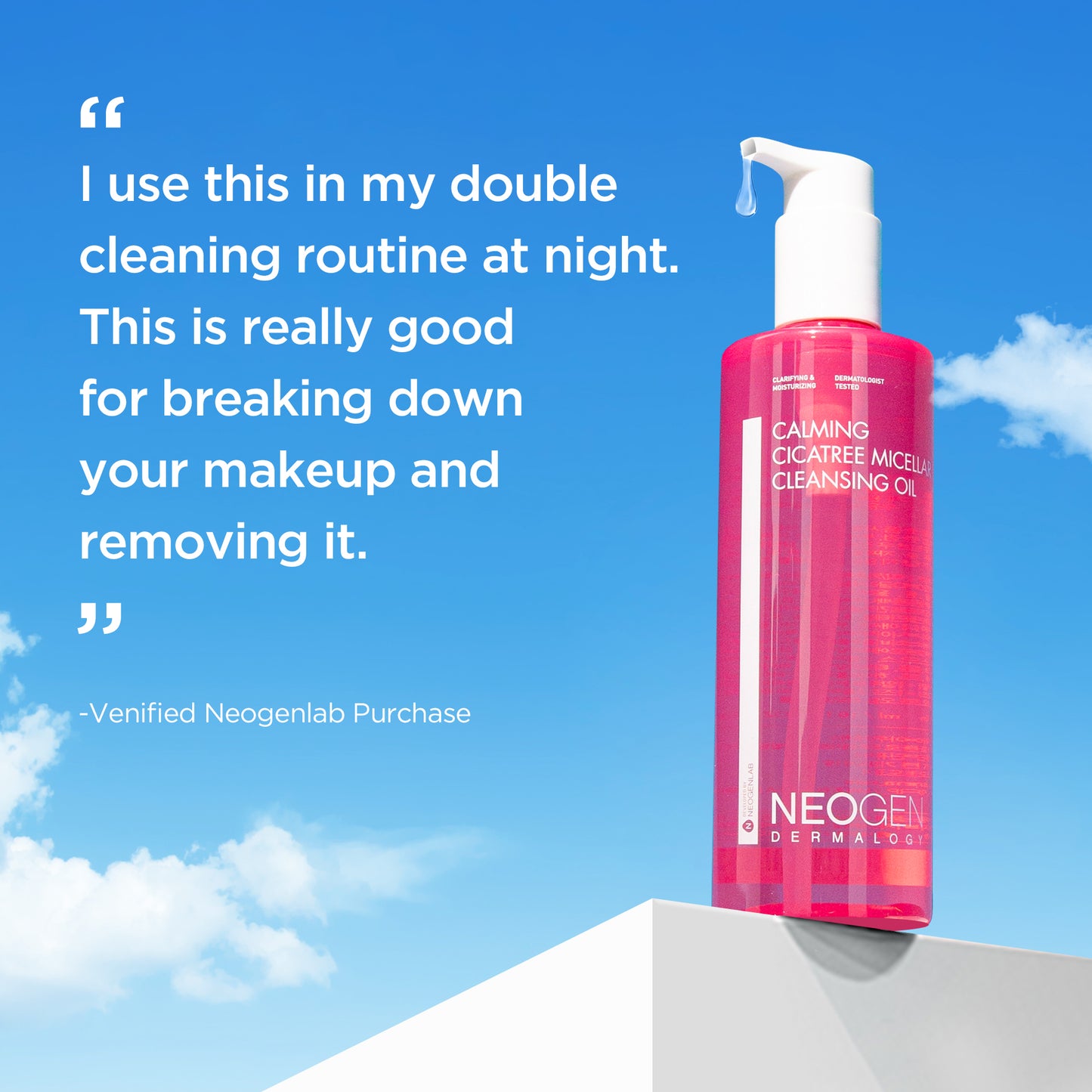 CALMING CICA TREE MICELLAR CLEANSING OIL
