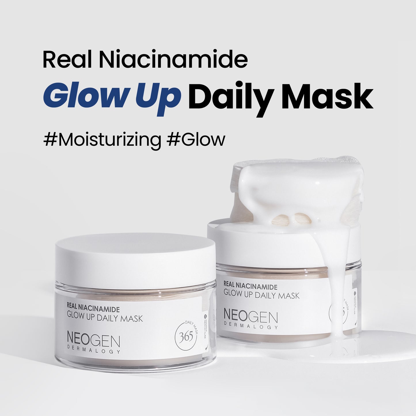 REAL NIACINAMIDE GLOW UP DAILY MASK(180ml,40EA)