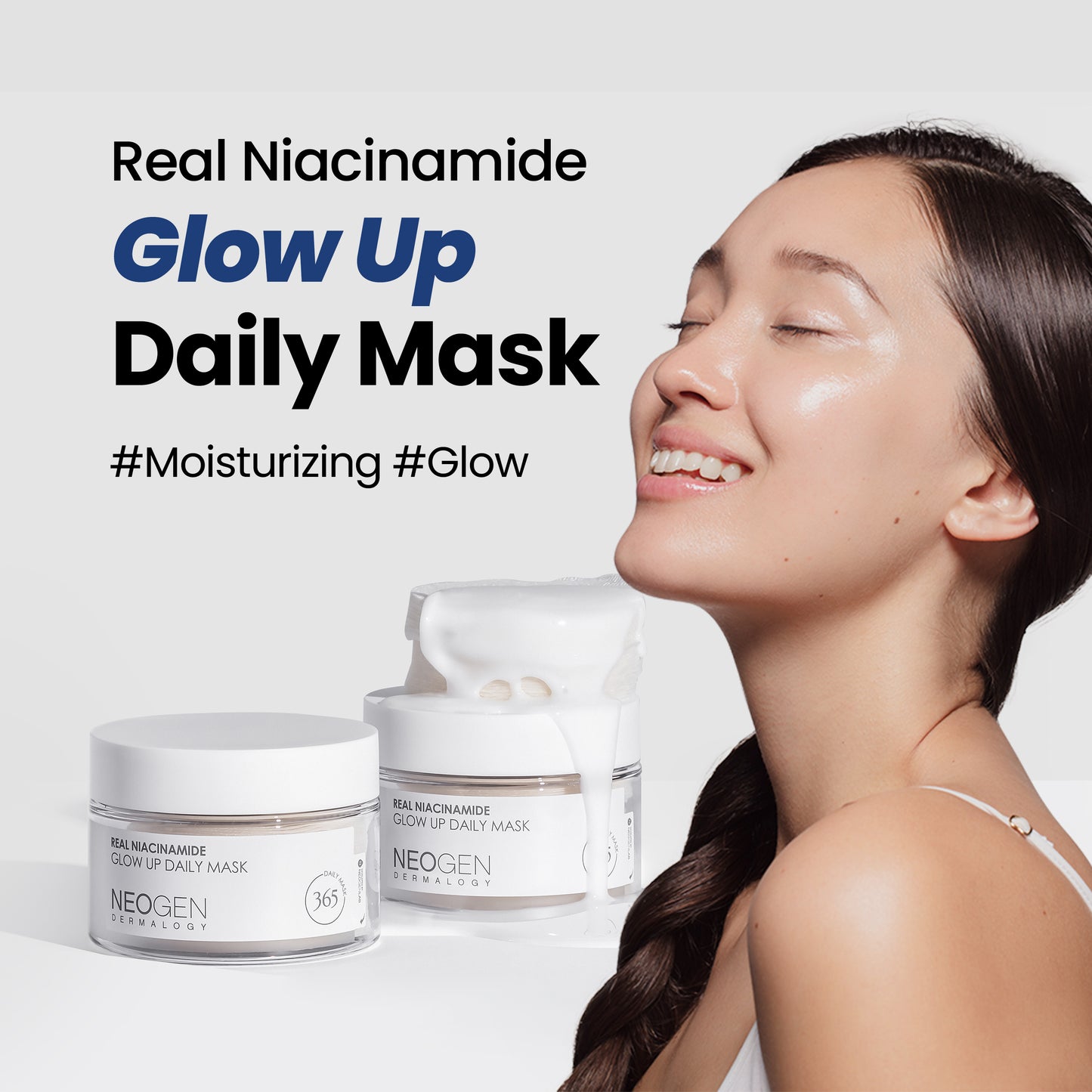 REAL NIACINAMIDE GLOW UP DAILY MASK(180ml,40EA)