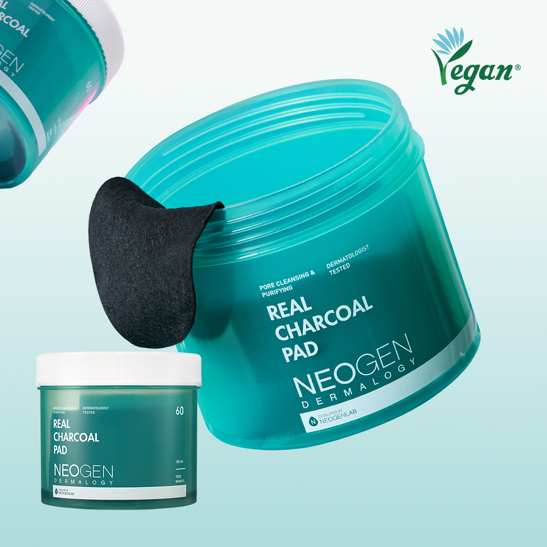 REAL CHARCOAL PAD (60 PADS) - VEGAN 20% OFF