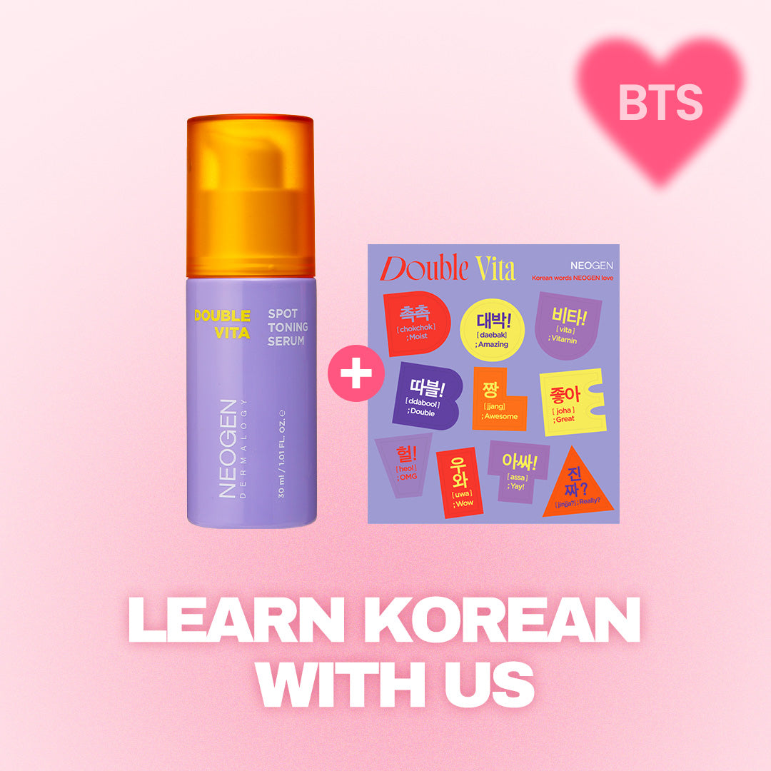 DOUBLE VITA SPOT TONING SERUM 30ml + HANGUL STICKER PACK FREE