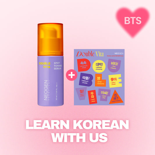 DOUBLE VITA SPOT TONING SERUM 30ml + HANGUL STICKER PACK FREE