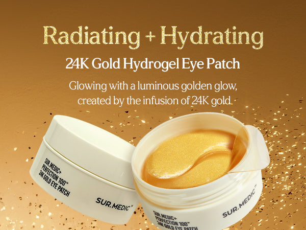 SUR.MEDIC+ PERFECTION 100TM 24K GOLD EYE PATCH (75g,60EA)
