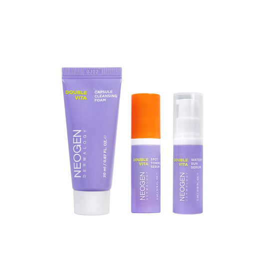 🎁 NEOGEN DERMALOGY DOUBLE VITA TRIAL KIT (3 ITEMS) (100% off)