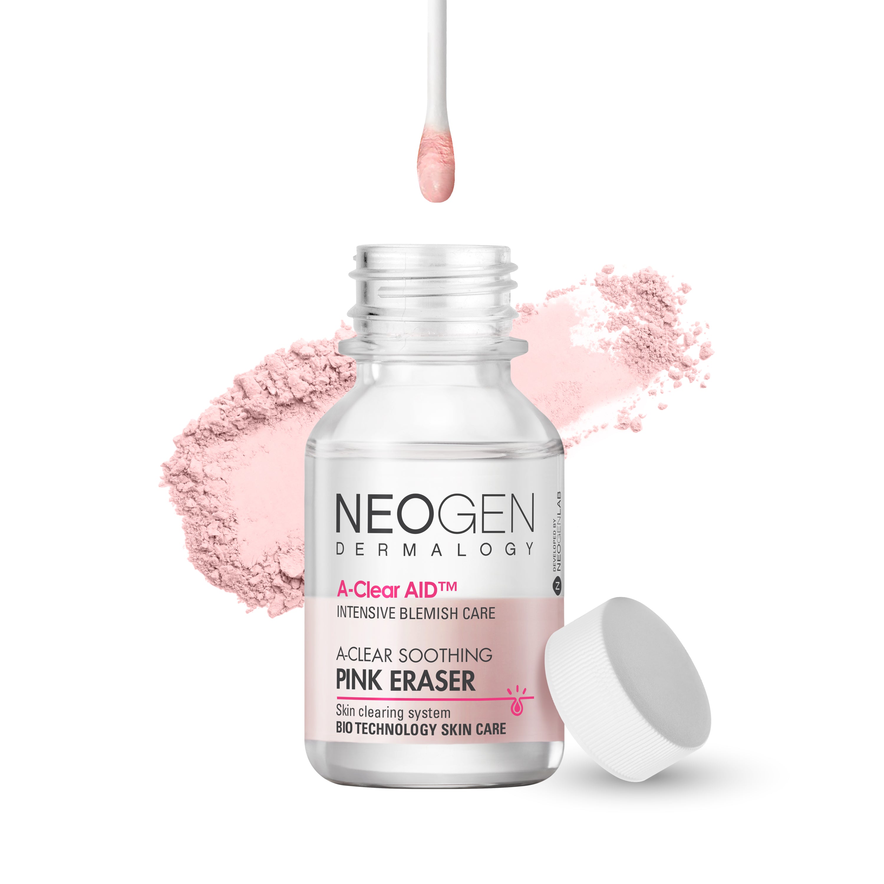 NEOGEN DERMALOGY A-Clear Aid Soothing Pink Eraser 0.5 oz / 15ml