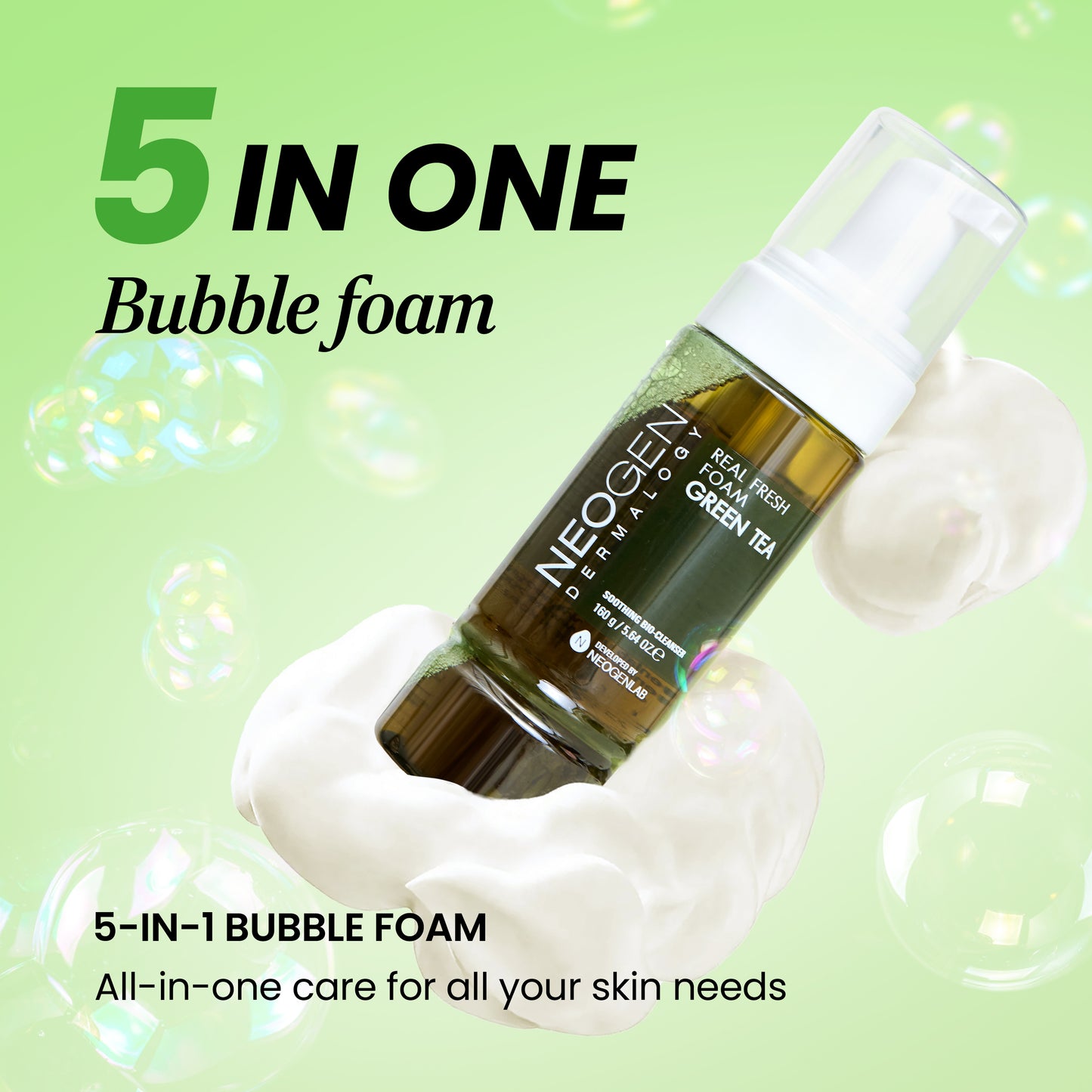 Real Fresh Foam Cleanser Green Tea