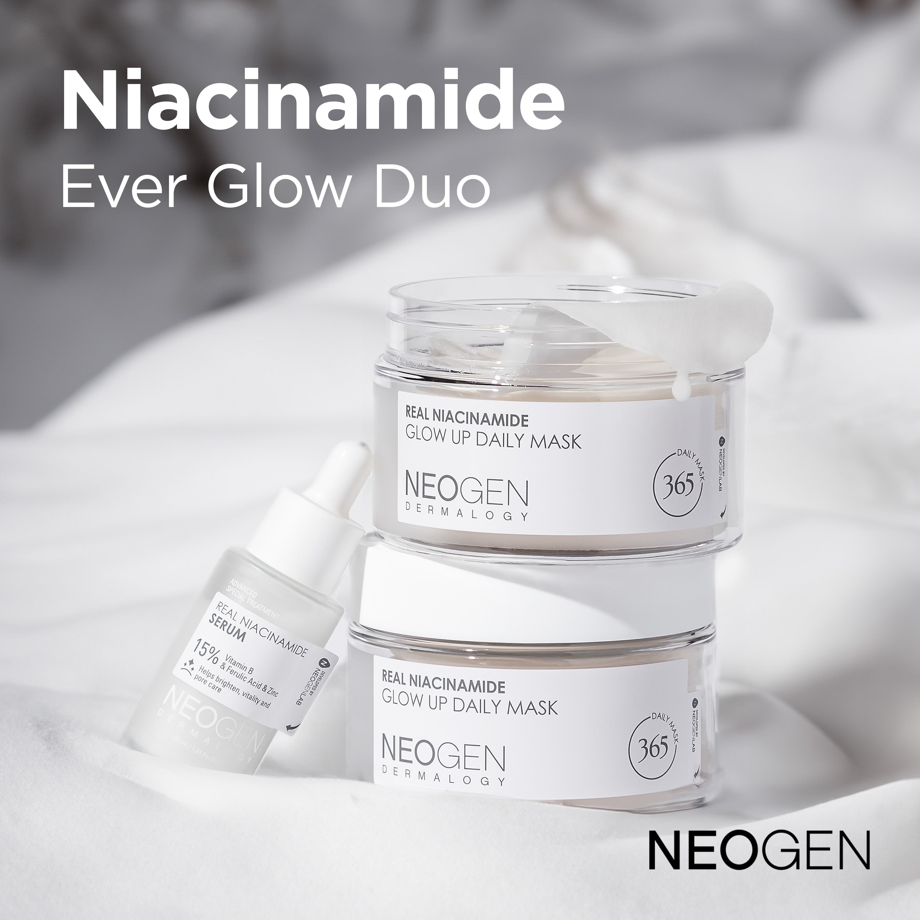 NIACINAMIDE SET (GLOW UP MASK, SERUM)