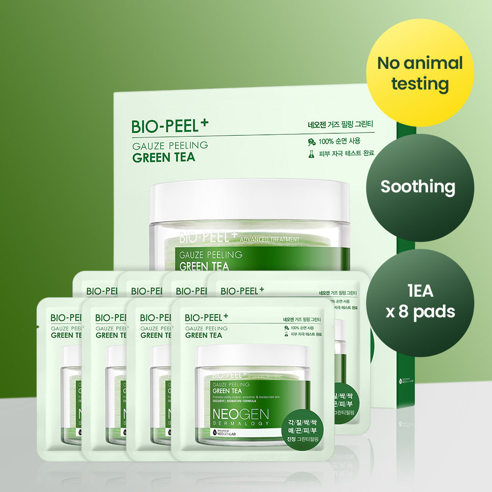 Bio-Peel Gauze Peeling Green Tea 2.48 oz / 76ml (8 Pads)