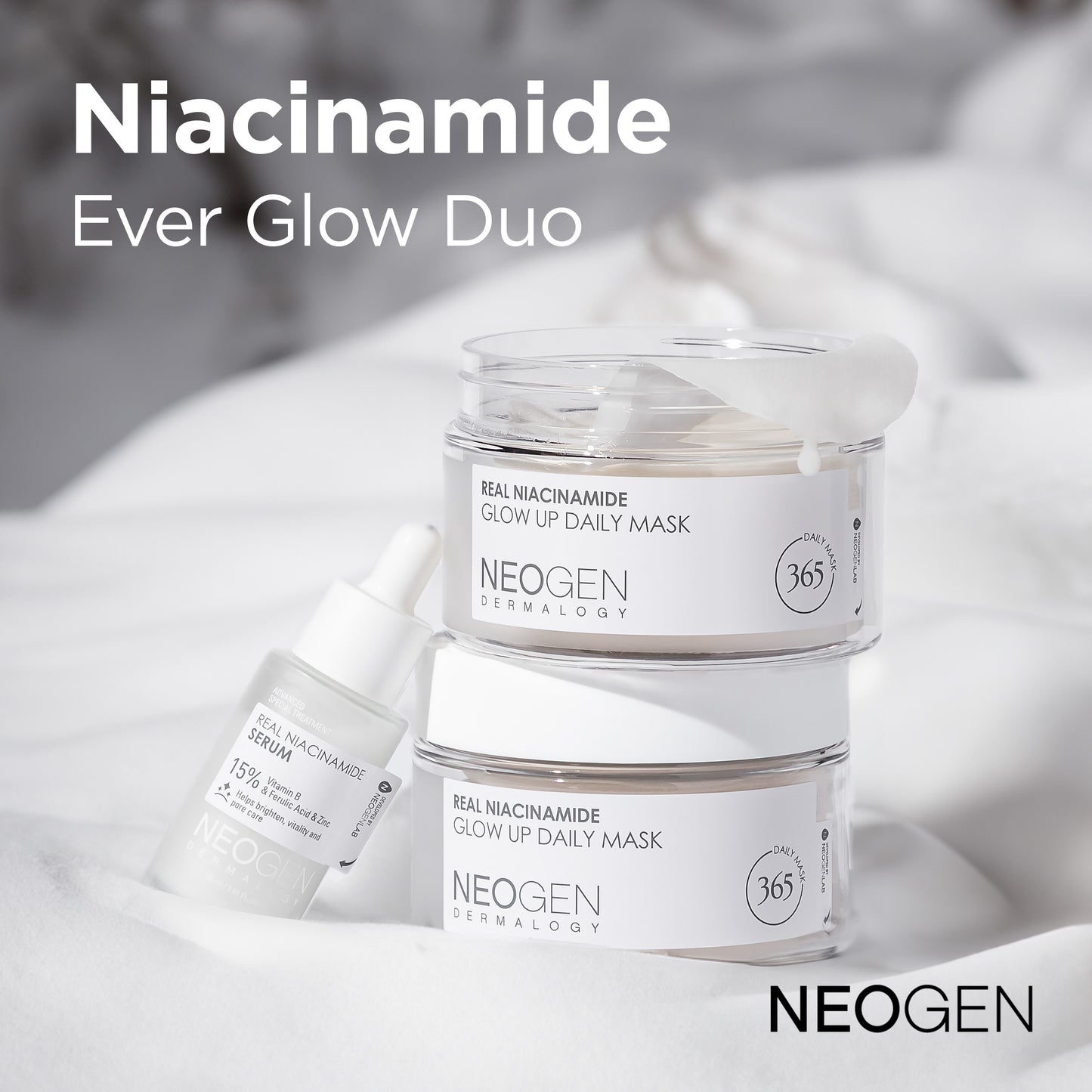 [Value set] Real Niacinamide 15% Serum + REAL Niacinamide Glow Up Daily Mask