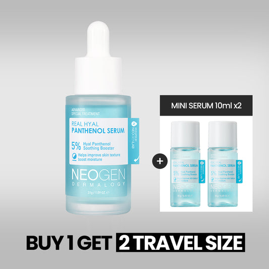Real Hyal Panthenol Serum (30ml) + FREE travel size minis