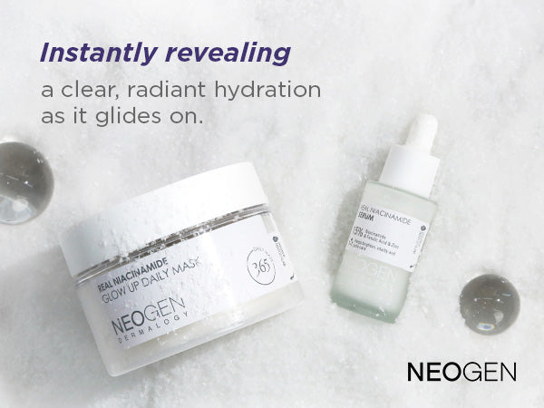 [Value Set] GLOW : Real Niacinamide 15% Serum + REAL Niacinamide Glow Up Daily Mask
