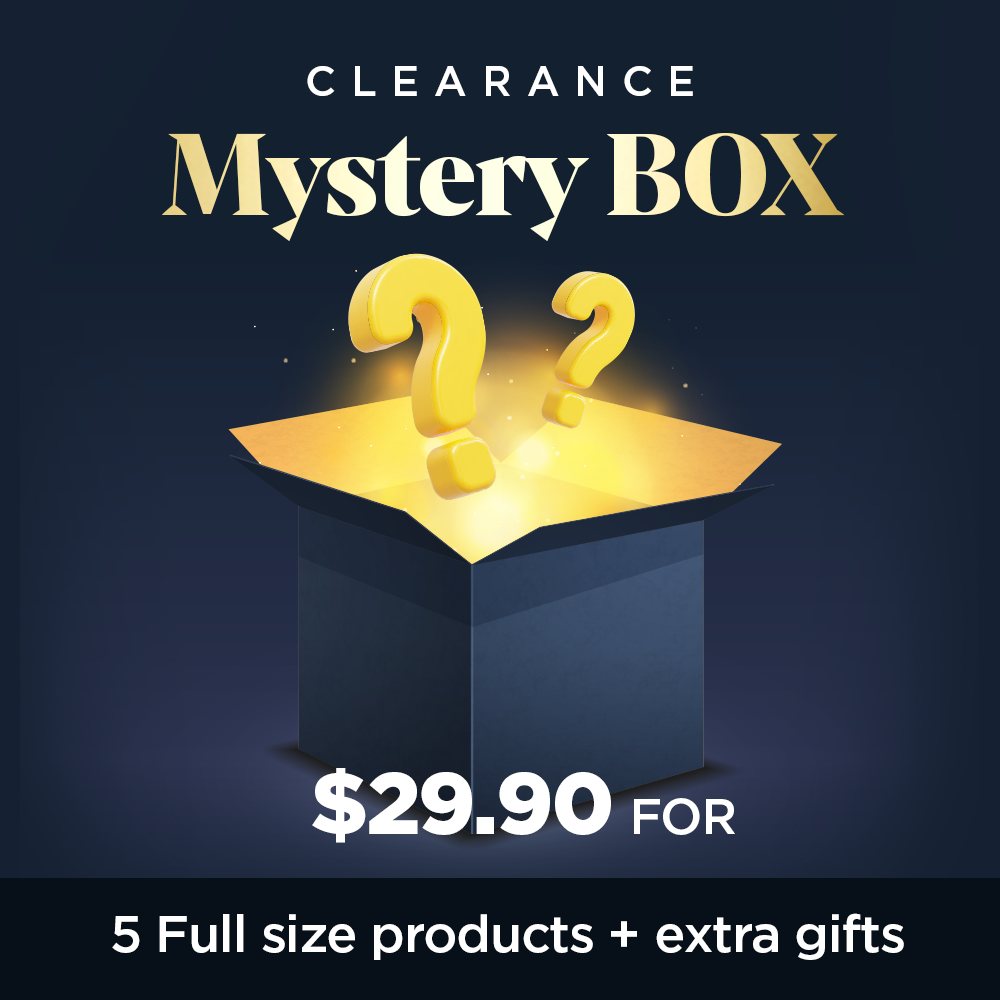 CLEARANCE MYSTERY BOX (5 Random Full SIZE PRODUCTS)