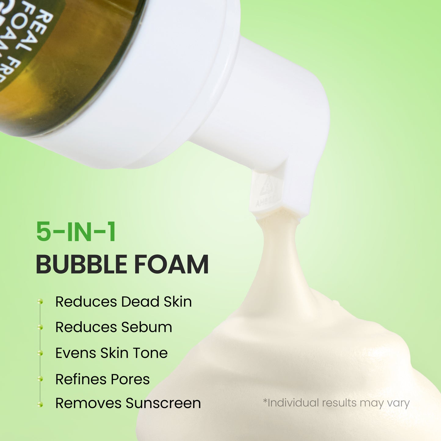 Real Fresh Foam Cleanser Green Tea