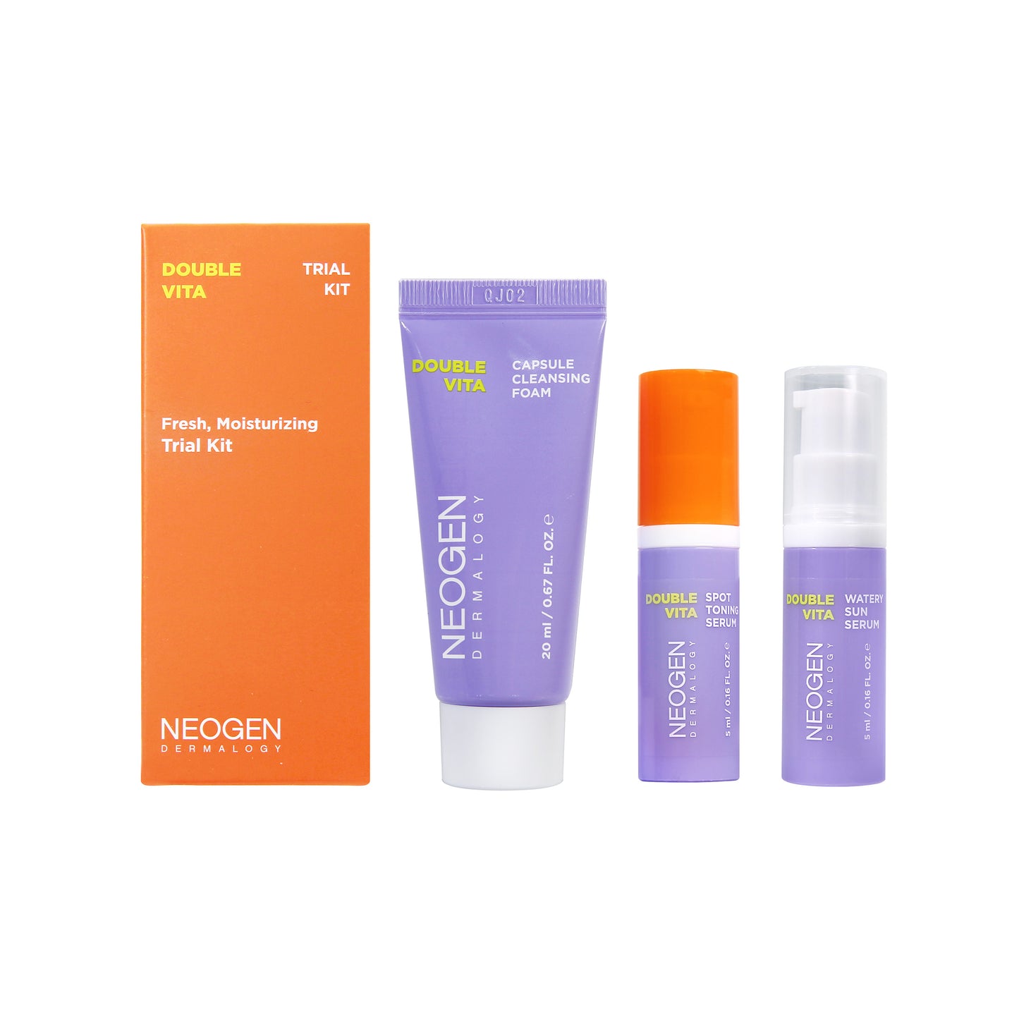 GLOW DAY CLEAR NIGHT SERUM SET (Free Double Vita Trial Kit)